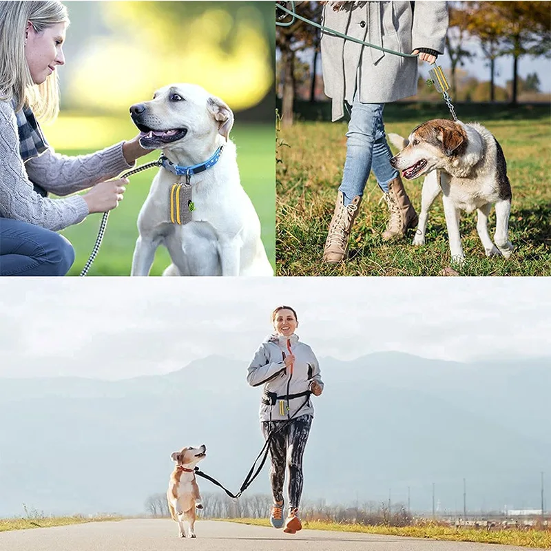 Soporte para bolsa de caca de perro, accesorio para correa, Mini herramienta de limpieza para perros, bolsa de basura de viaje, dispensador de