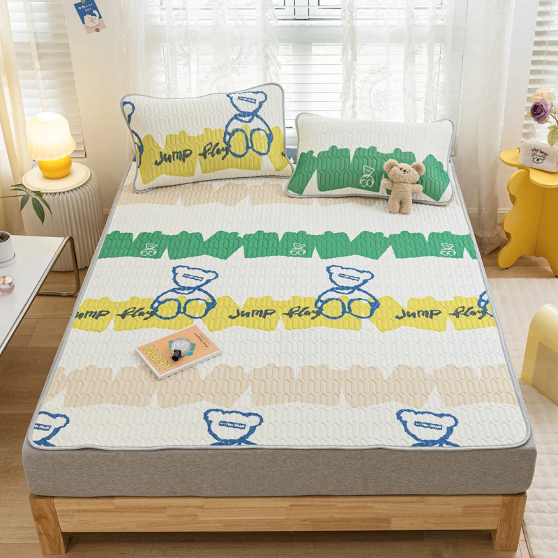 بارد لينة تنفس اللاتكس التبريد حصيرة 1/2/3 قطعة طوي المحمولة آلة قابل للغسل الصيف غرفة نوم غرفة الضيوف شقة BnB #4