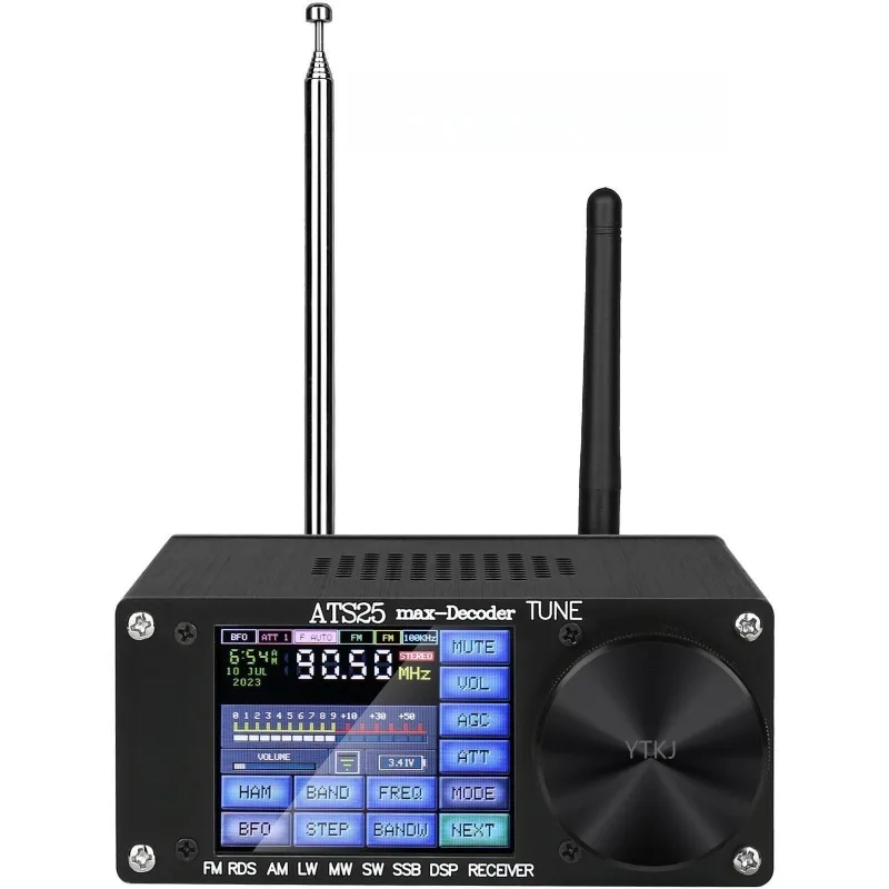 ATS-25 Full Band DSP Radio, Amateur Radio Touch Screen Receiver