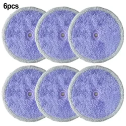 4/6PCS Panni per pulire riutilizzabili per EVERYBOT Edge RS500 RS700 Robot Lavabile Madre Filato e Microfibra Mop Pad