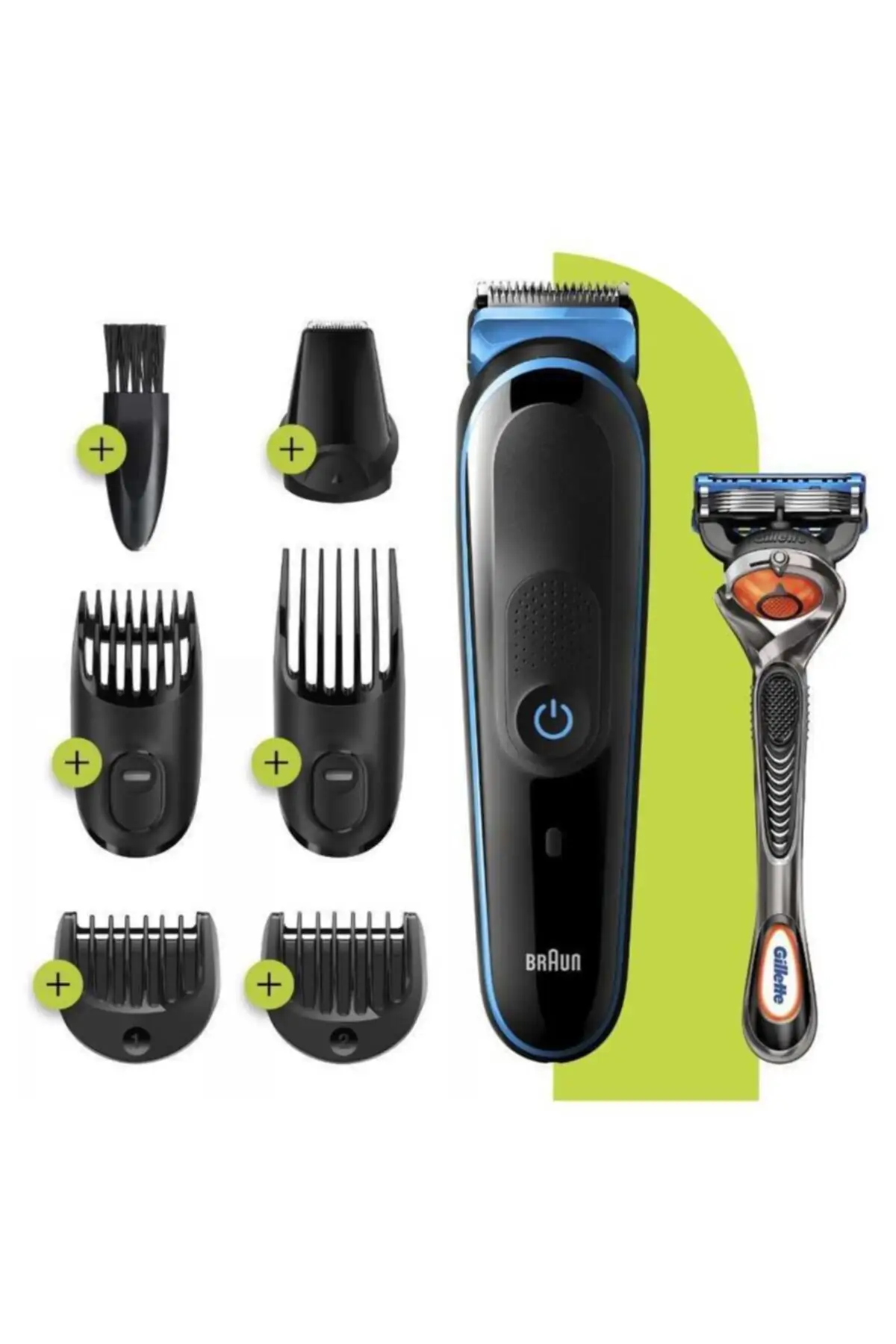 Male Care Kit 7 in1 beard Styling hair beard razor türkiyeden fast shipping