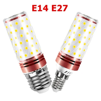 LED-maïslampen E14 E27 Schroefbasis LED-lamp 12W 16W 20W 2835SMD LED-lamp Driekleur Verstelbaar maïslicht 220V voor woondecoratie
