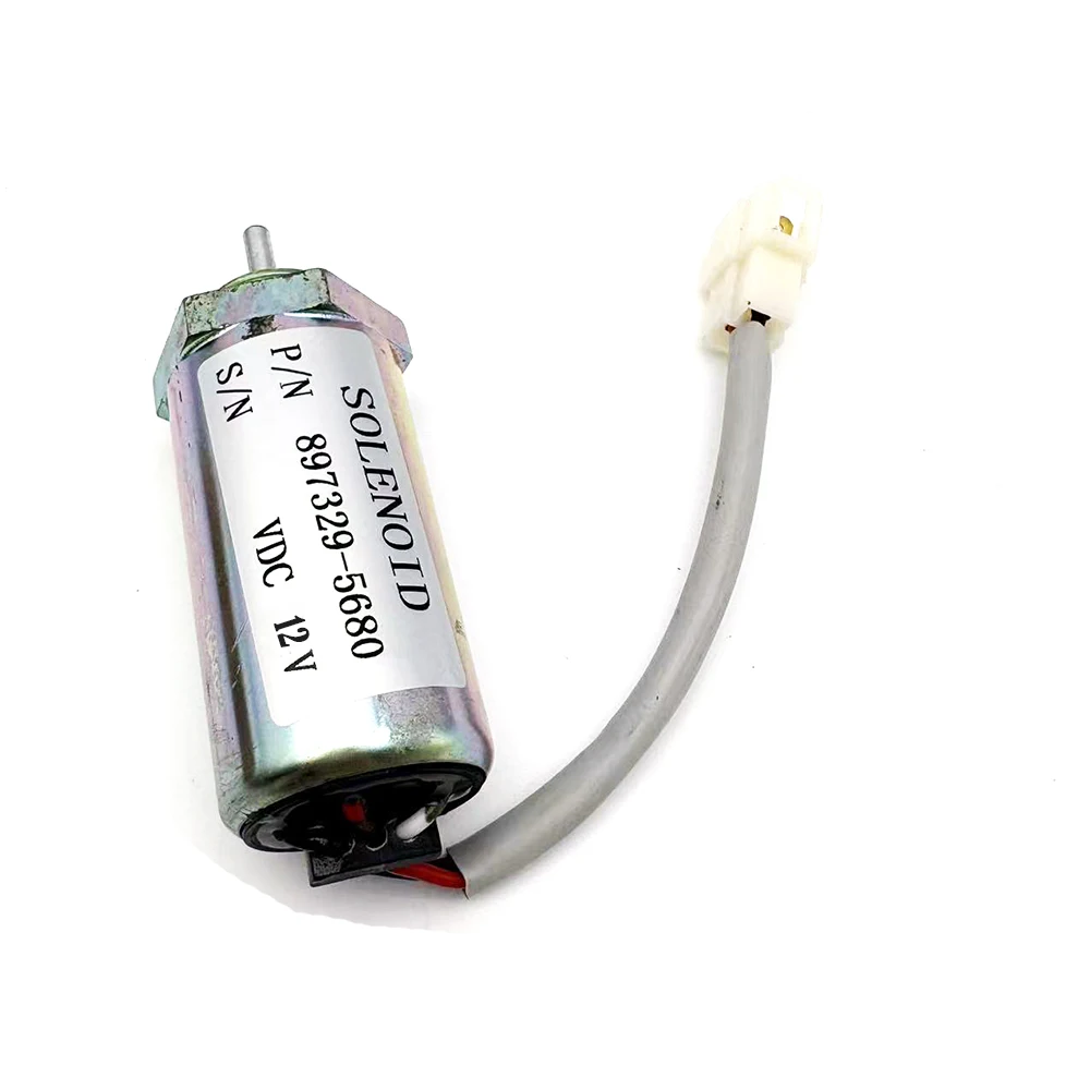 

12V Fuel Shut Off Solenoid 897329-5680 8970701301 8970701302 8970701303 For Hitachi EX55 EX50U Isuzu 3LD1 3LD2 4LE1