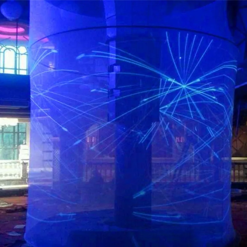 

New Stage Lighting Background 3D Holographic Mesh Screens for Exhibition / Hall / Museum 3D Holographic Projection Screen