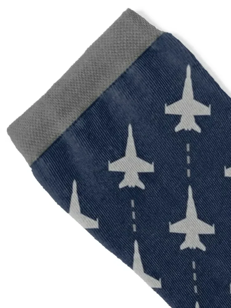 Casual aircraft pattern F/A-18C Hornet Socks essential sport Boy Socks Women's