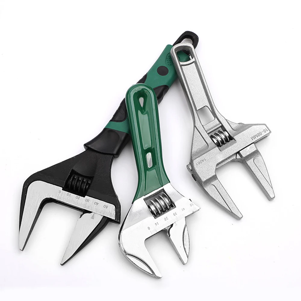 Imagem -03 - Polegada Chave Ajustável Universal Spanner Mini Nut Key Ferramentas Manuais Aço Inoxidável 10