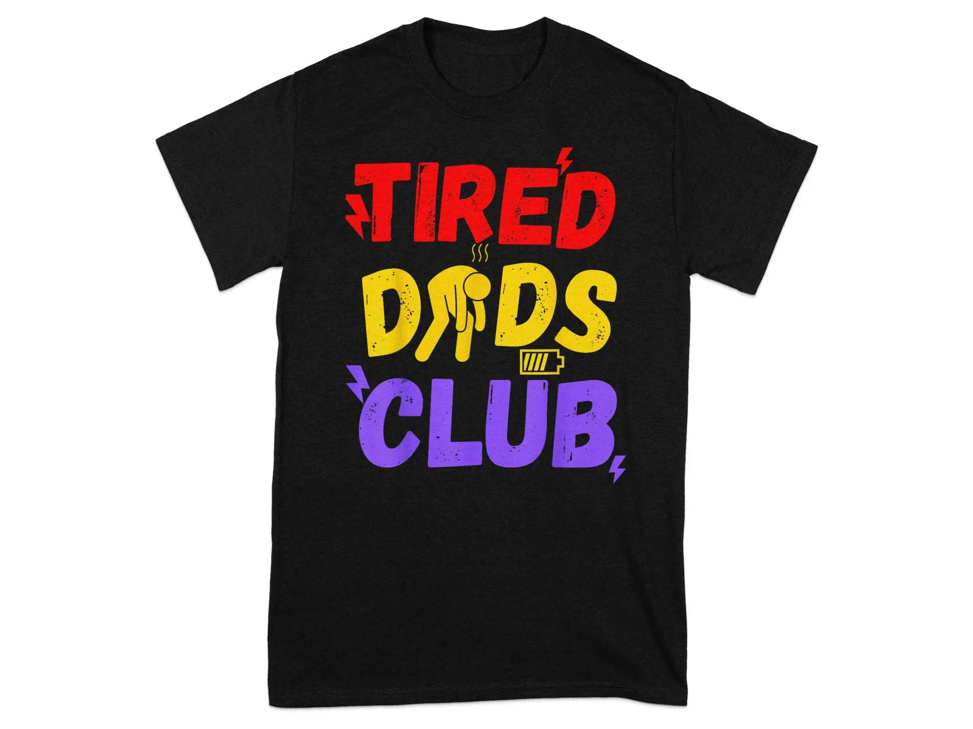 Tired Dads Club Funny T Shirt Humorous for New Unique Dad Father's Day ParenT