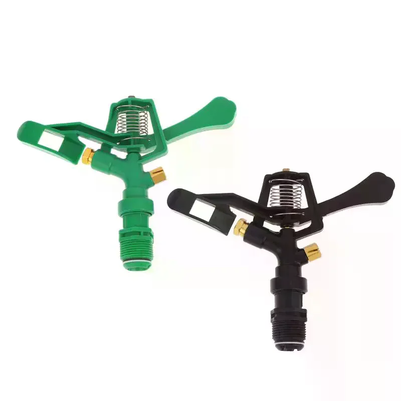 Plastic Rocker Arm Double Spray Lawn Irrigation Nozzle 3/4