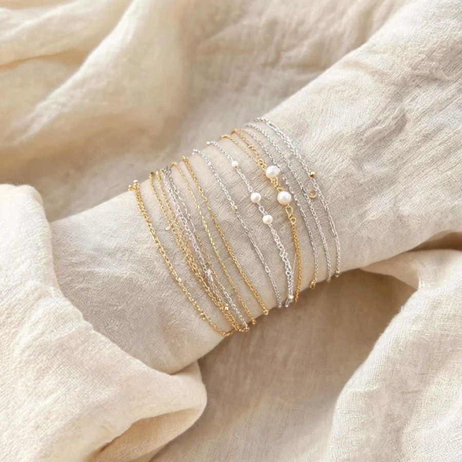 Pulseira delicada: como criar um mix elegante