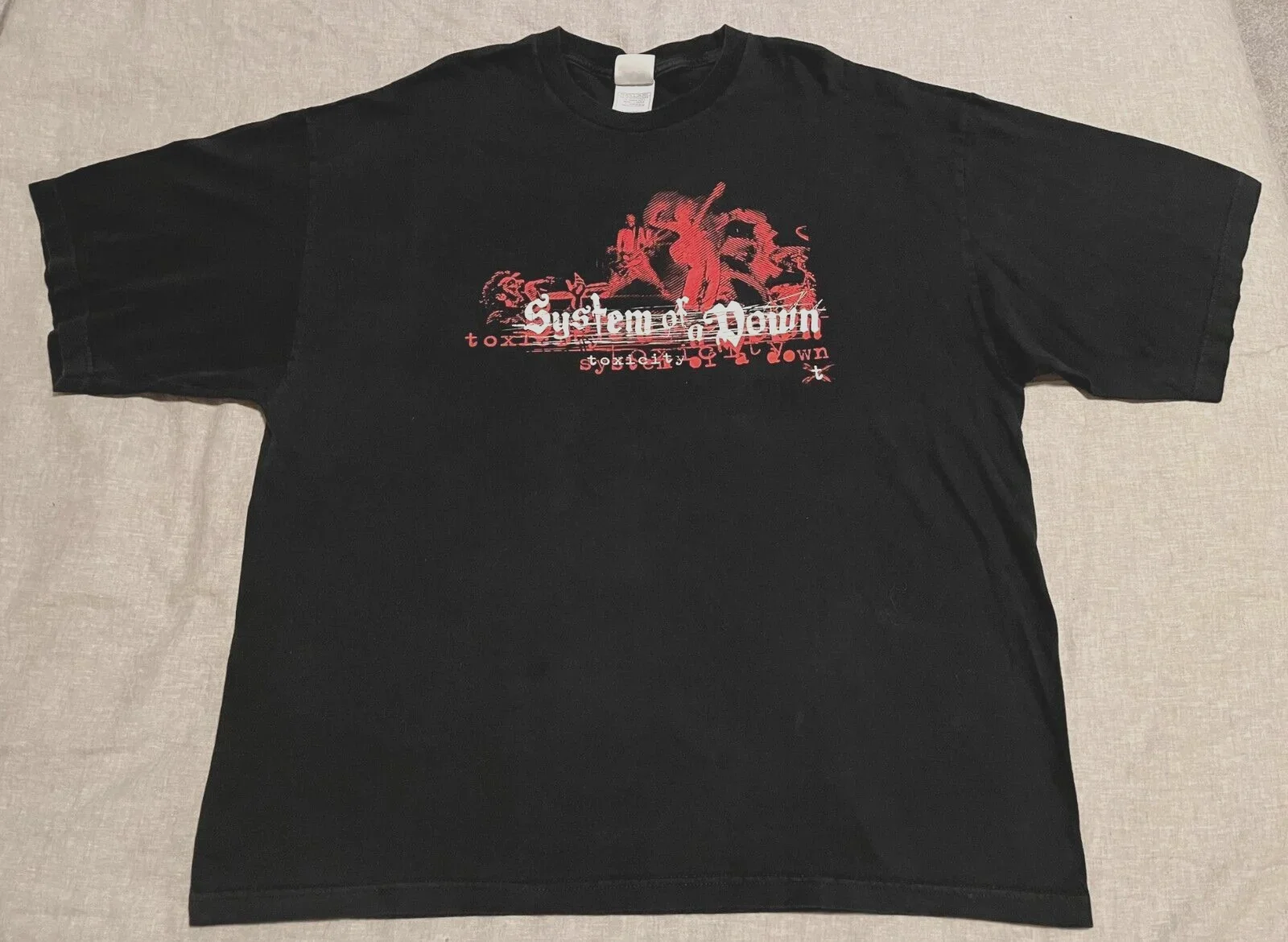 

2002 System Of A Down Tshirt Toxicity 3Xl Original U.S.A.