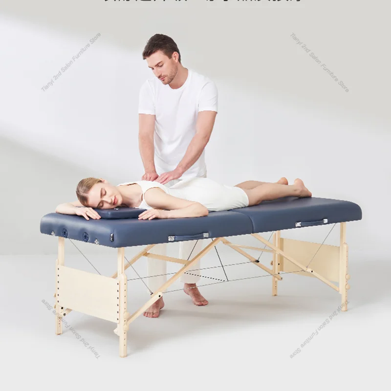 Italian Style Collapsible Massage Tables Multifunctional Modern Beauty Salon Massage Tables Designer Furniture Massagebett HBMT