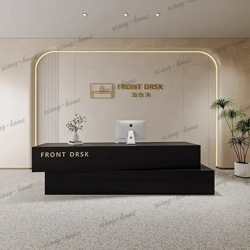 LS160 180 200 220 240 260 280 300cm Clothing store checkout counter Computer desk Customer center reception counter furniture