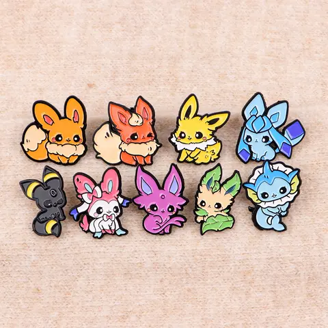 Cute Cartoon Game Monsters  Lapel Pins for Backpack Enamel Pin Badges Brooch for Clothes Fashion Jewelry Holiday Gifts