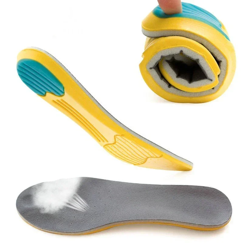 1 Pair Memory Foam Orthopedic Insoles for Feet Shoe Sole Pad Mesh Deodorant Breathable Sneakers Running Cushion for Men Women