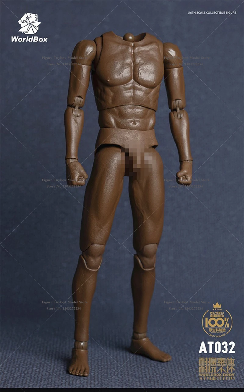 Worldbox at012 at017 1/6 soldado masculino corpo comum at018 homem gordo at020 at027 corpo móvel muscular para 12 "figura de ação decoração