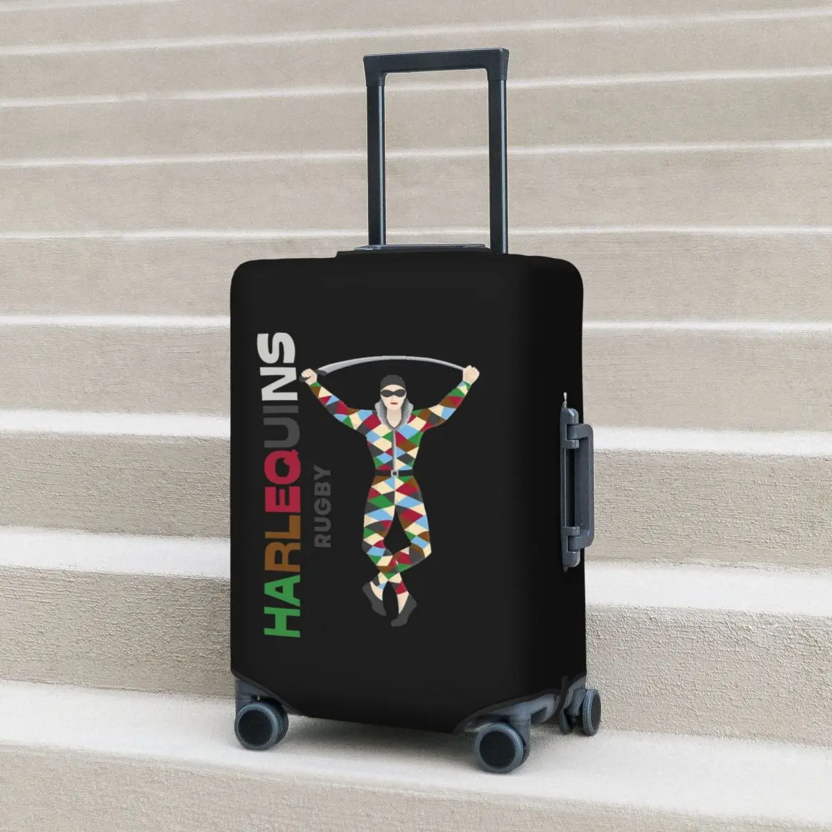 

Harlequins Rugby Essential чехол для чемодана, эластичные защитные чехлы для багажа для путешествий 18-32 дюймов
