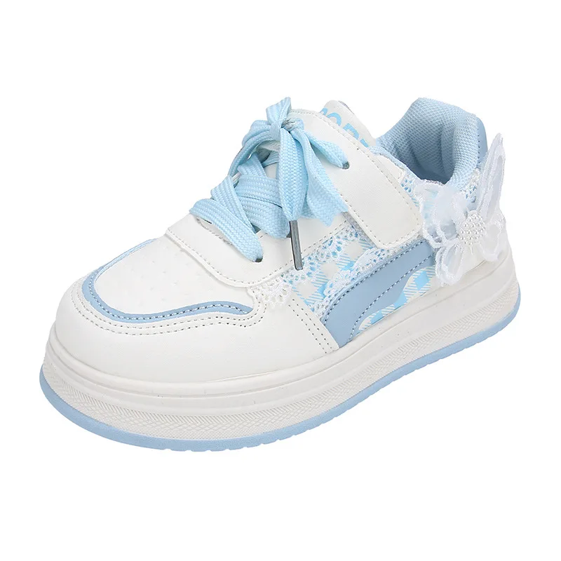 

Модная детская обувь больших размеров, осень 2023, новинка, кроссовки на толстой подошве для девочек, удобная нескользящая детская повседневная обувь Zapatillas