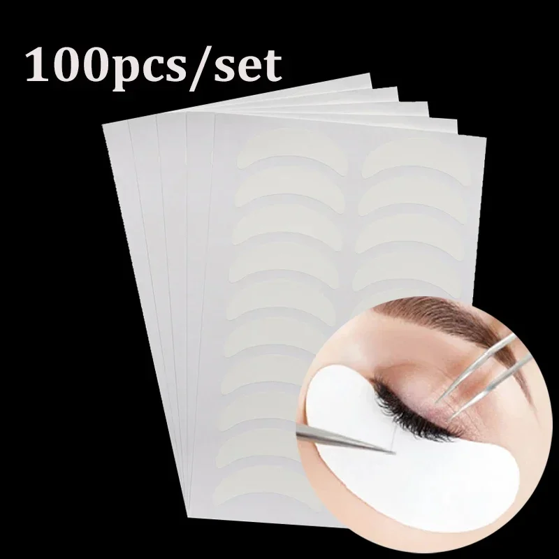 Eyelash Extension Paper Patches Grafted Eye Stickers Eyelash Under Eye Pads Eye Paper Tips Sticker 1 bag 5 sheet 100 Patches