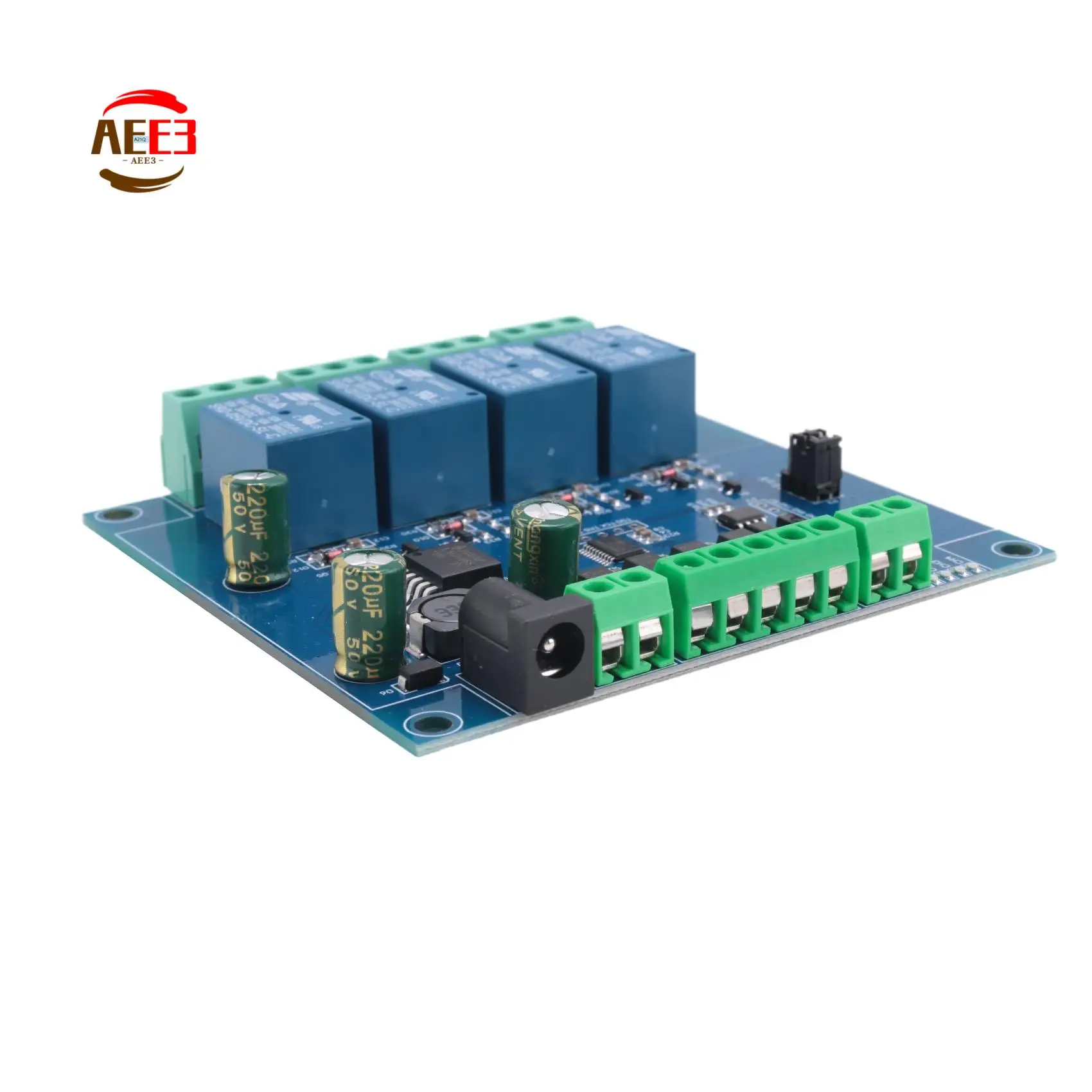 

AEE3-Modbus Rtu 4 Ch Relay Module Input 485 Ttl Uart Communication 4-Channel Input 7-24V Relay Module