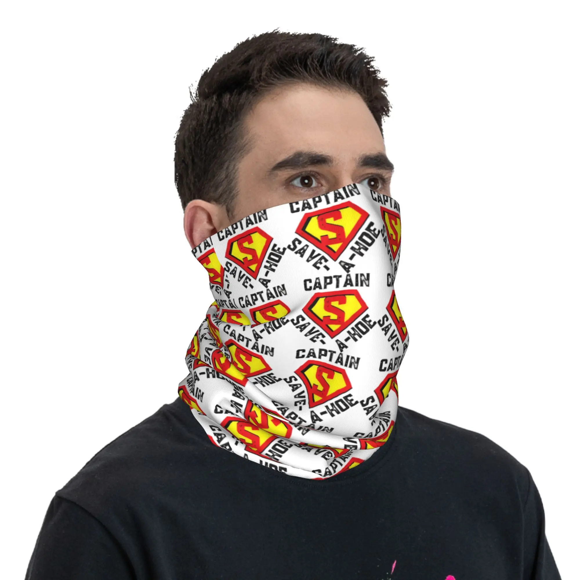 Captain Save a Hoe Bandana  Cool Balaclava Spring Riding Fishing UV Protection Bicycle Mask Neck Warmer Face Cover Mask