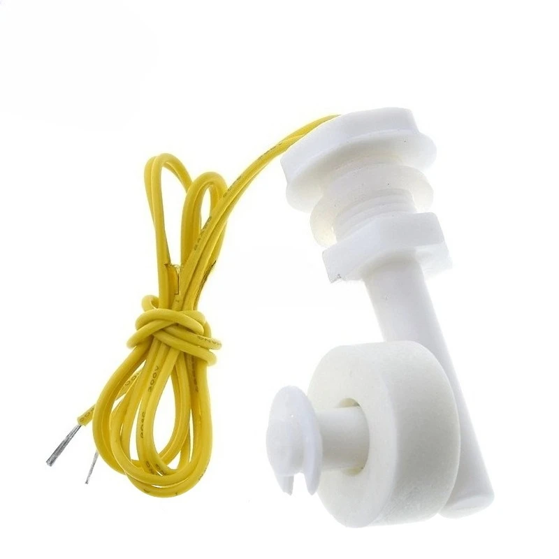PP Low Pressure Right Angle Float Switch Liquid Level Switch Water Level Switch Liquid Level Sensor Anti-corrosion Plastic Float