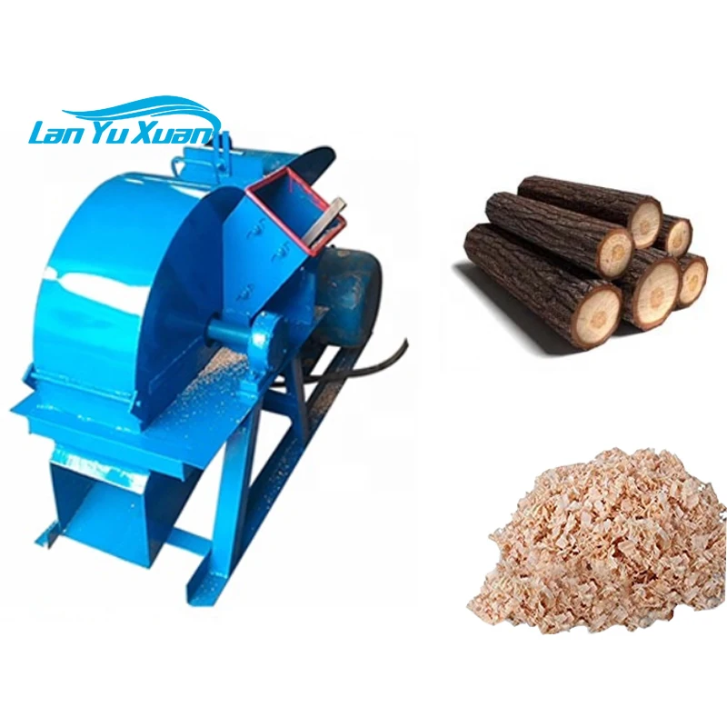 Wood crusher machine wood crusher shredder wood pallet crusher machine good quality