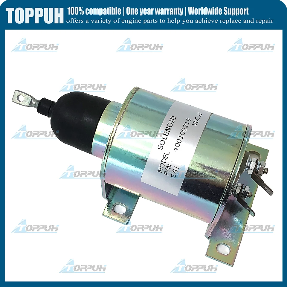 400100219 12V Fuel Stop Solenoid 44-9181 449181 12V for Thermo King Engine M-44-9181