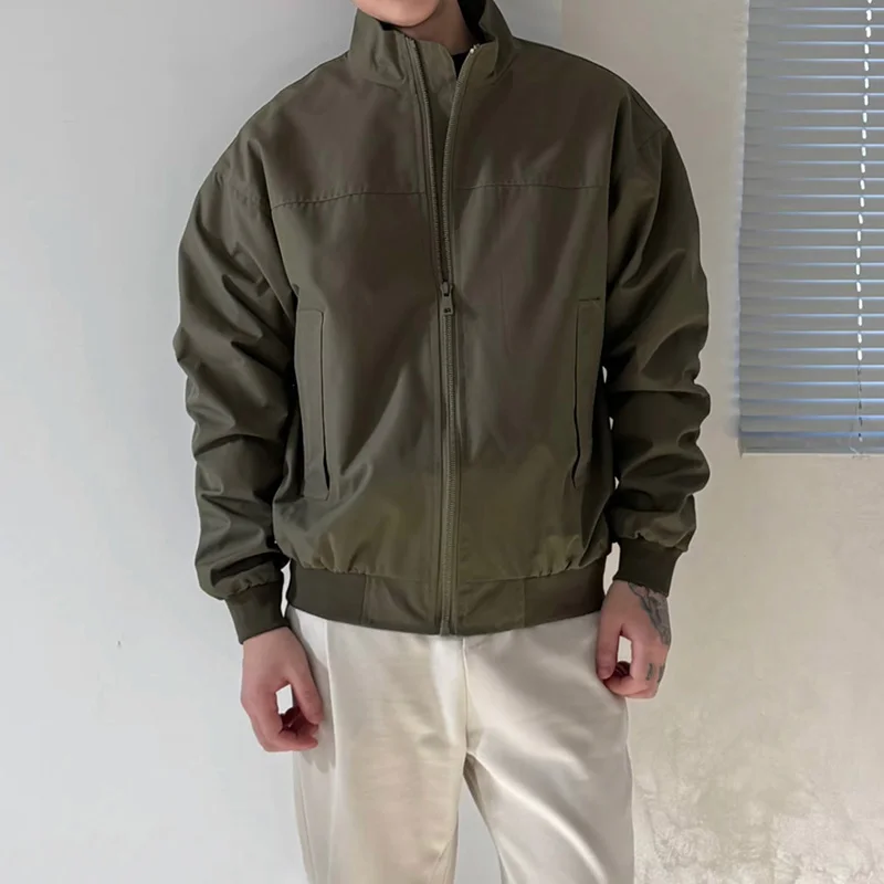 

Повседневная куртка-пилот, мужская весенне-осенняя новая стильная свободная рабочая одежда, топ, бейсбольная форма, ветровка, бейсбольное пальто, спортивная куртка