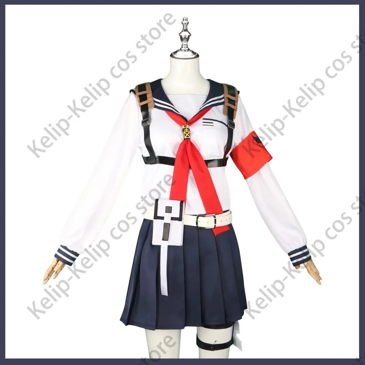 Game Blue Archive Shichido Yukino Kurumi Otogi Niko Cosplay Costume Japanese JK School Uniform Wig Woman Sexy Carnival Suit