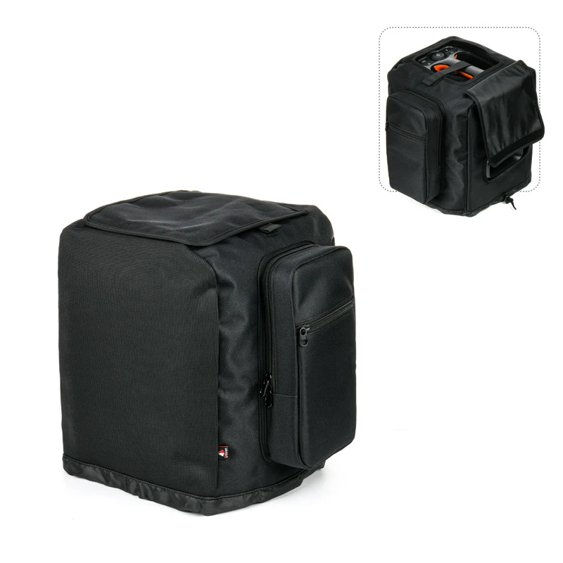 for JBL Partybox Encore Essential Speaker Body Protection Case Microphone Side Storage Pouch Black