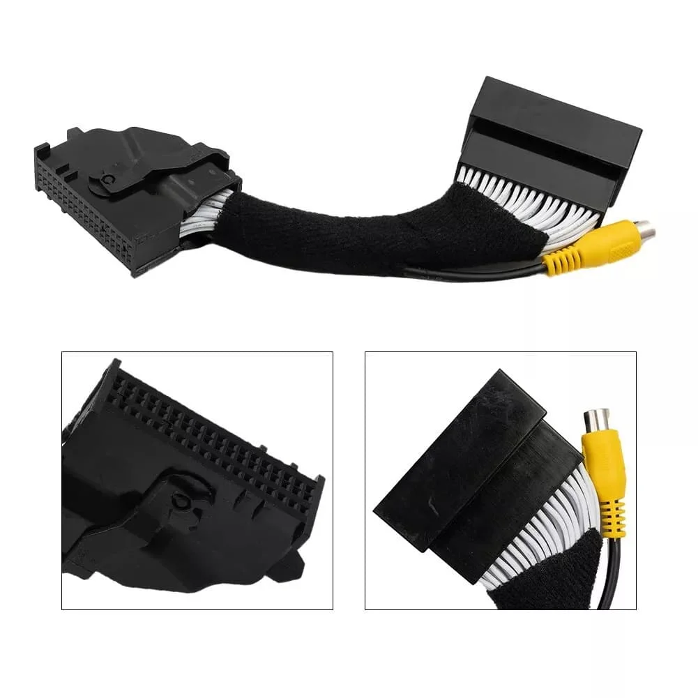 54-Pin Rearview Camera Adapter Cable Harness for Ford Sync 2/3 RCA video input harness Auto Parking Assistance Accessories