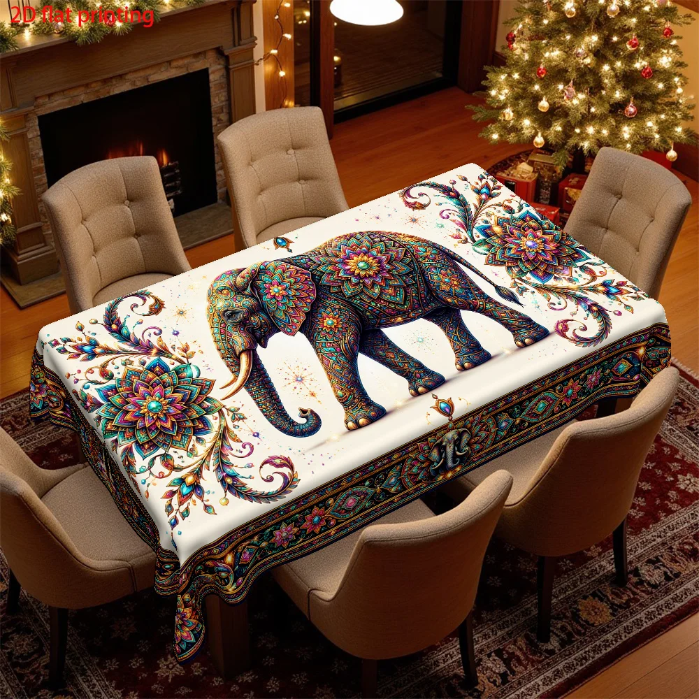 One piece, 2D flat printing, home decoration printed tablecloth, tablecloth for adding tableware to the dining tablezyc