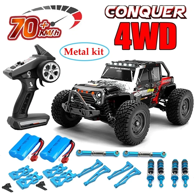 

16103PRO 1:16 4WD RC Car with LED 2.4G Remote Control Cars 70KM/H High Speed Drift Monster Truck for Kids VS WLtoys 144001 Toys