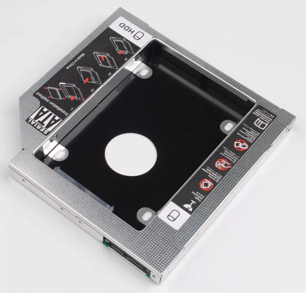 

Aluminum 12.7mm SATA 2nd Hard Drive HDD SSD Optical Caddy Bracket for MSI GT60 GE60 GT70 GP70 GE70 SN-208AB SN-406 SN-506 UJ8E0