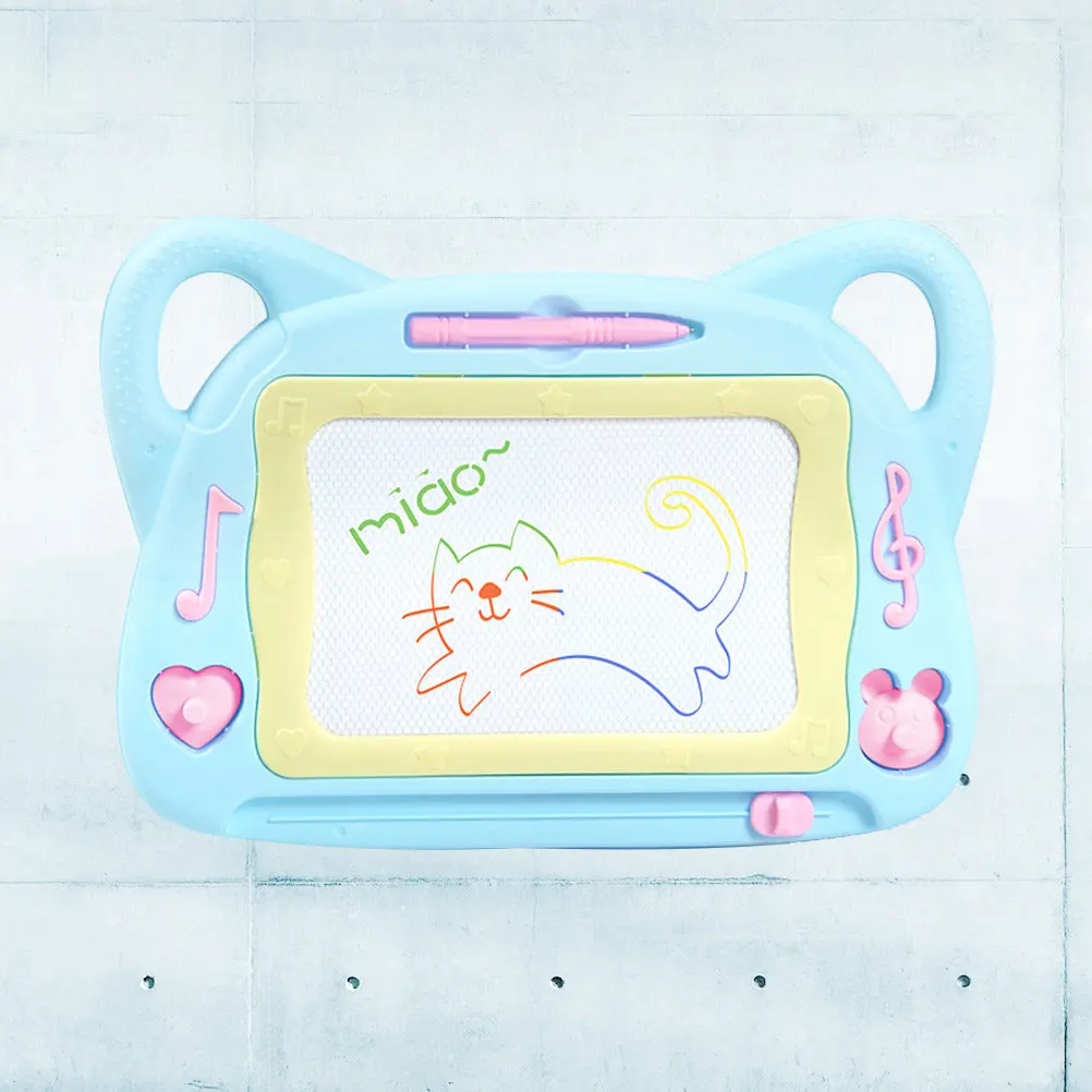 

Магнитная доска для рисования в форме кошки, развивающая творческие способности детей, с функцией стирания, для развития воображения.