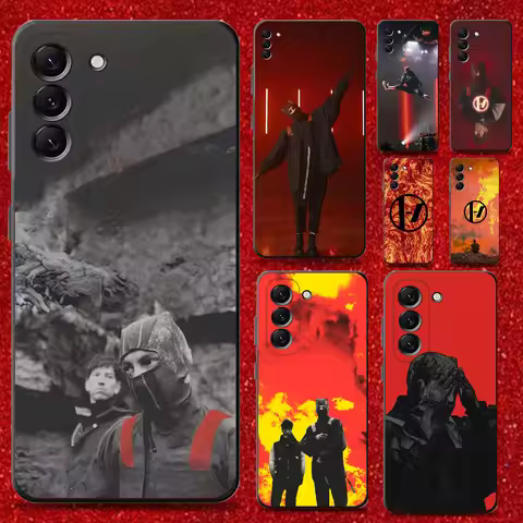 Music T-Twenty one pilots Phone Case For Samsung Galaxy A13,A21s,A22,A31,A32,A52,A53,A71,A80,Soft Black Shell