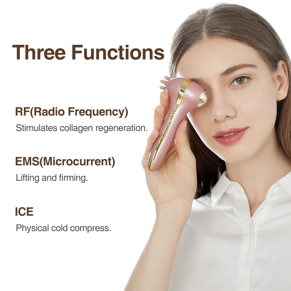 2021 New Design Tighten Skin rf eye equipment facial care mini beauty instrument personal care cool and hot beauty instrument