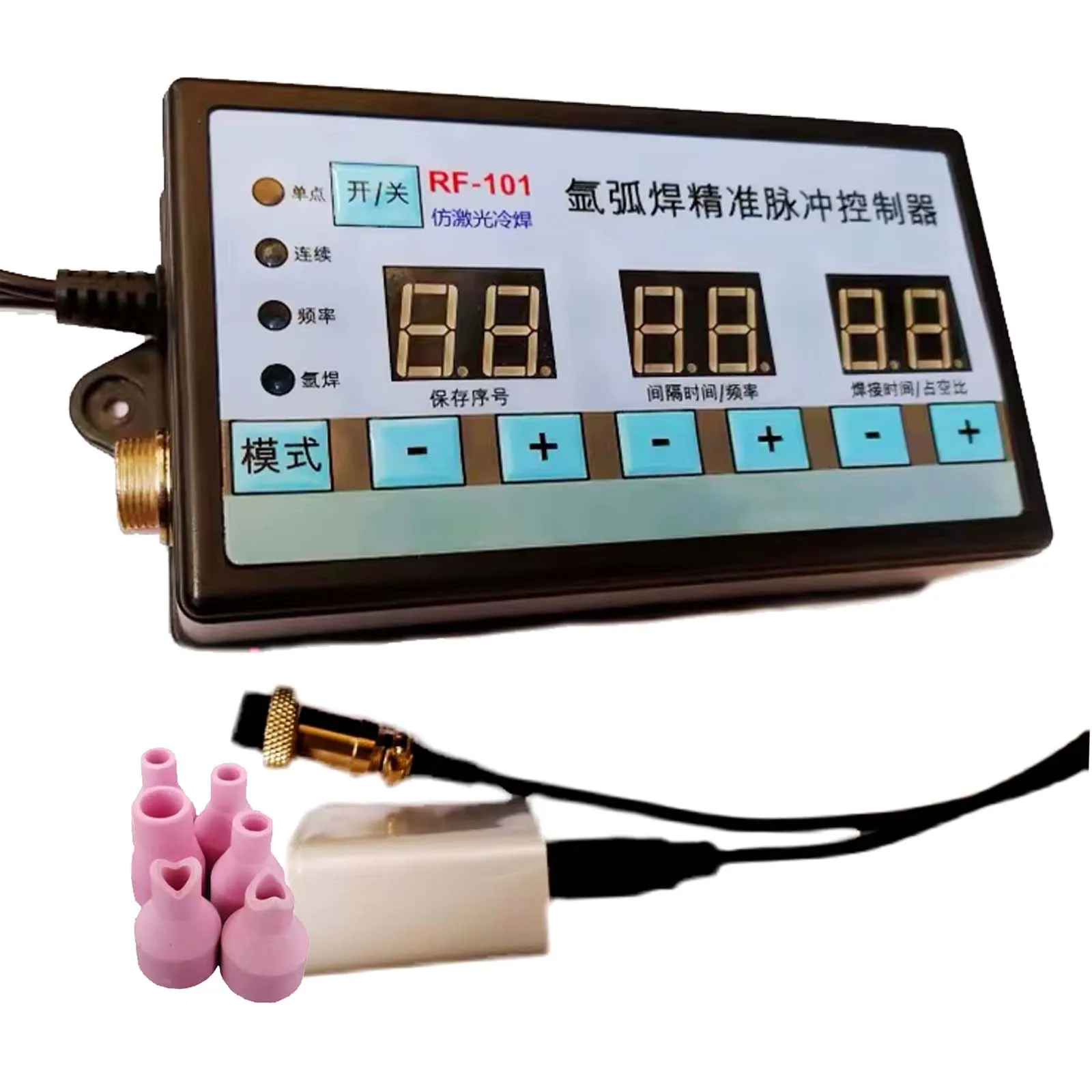 

TIG Welding Machine to Cold Welder Controller Argon Arc Welding Pulse Controller Cold Welder Conversion with 2T/4T Function