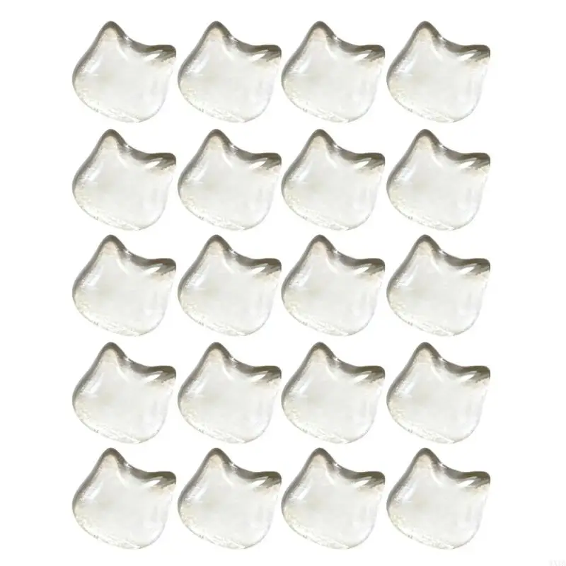 20 Piece Silicone Cats Head Keycaps set Perfect Gift for Nail Art Loving Girls