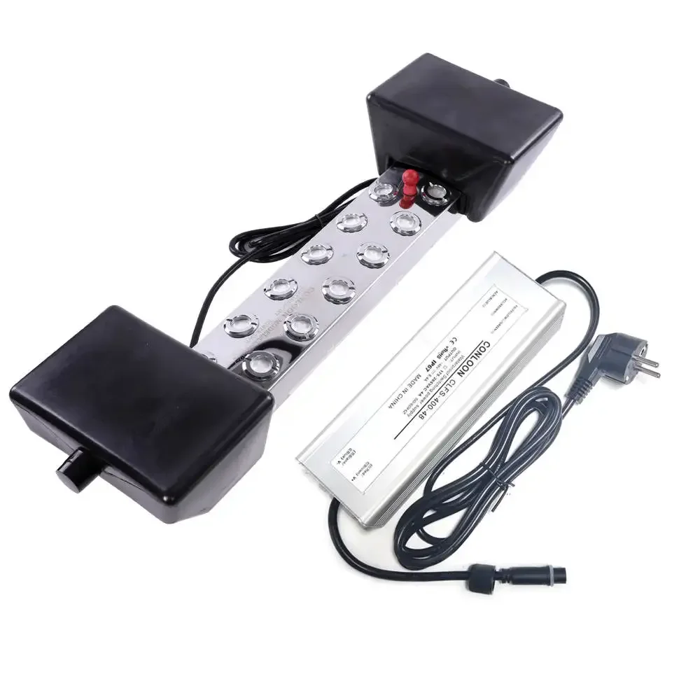 IP67 waterproof power adapter 12 head mist maker with floaters ultrasonic humidifier parts