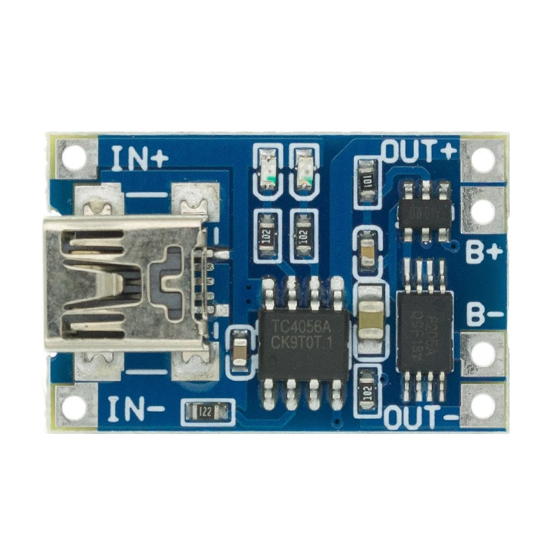 Type-c / Micro USB 5V 1A 18650 TP4056 Lithium Battery Charger Module Charging Board With Protection Dual Functions 1A Li-ion