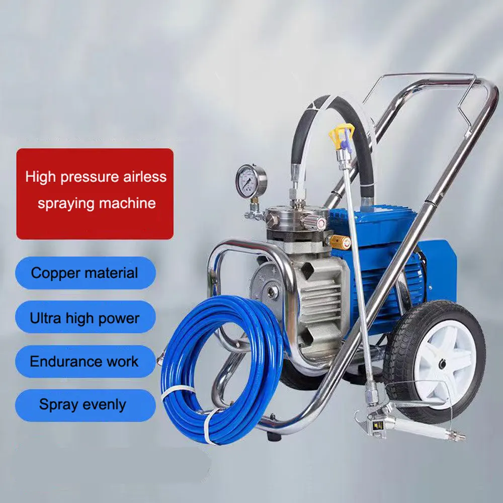 6500W High-Capacity Putty Coatings Spraying Electric Machine Airless Paint Sprayer