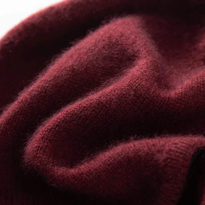 MERRILAMB Winterjacken-Mützen für Damen, lässig, hochwertige reine Kaschmirmütze, einfarbig, weiche, warme, gestrickte Outdoor-Beanie-Mütze – Detail 20
