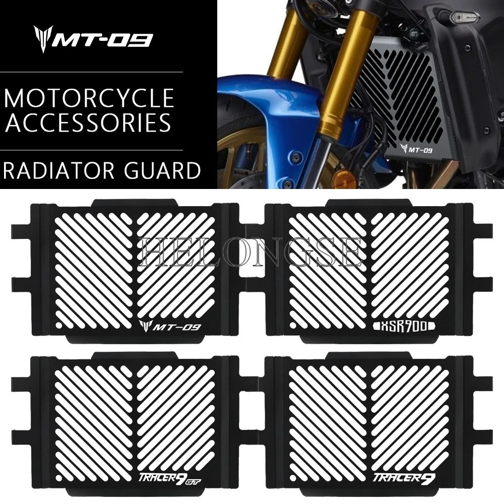 

Motorcycle Radiator Grille Guard Cover Water Tank Grille Guard Protection For Yamaha MT-09/MT09 SP TRACER 9 GT XSR900 2021~2023