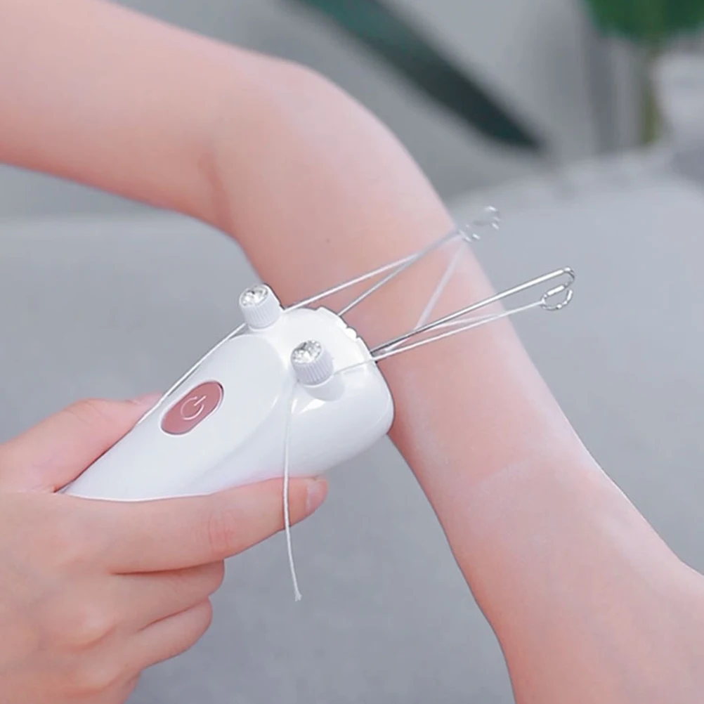 

Facial Body Hair Remover Electric Depilator Machine Removal Instrument Portable Reusable Safe Lips Chin Cheeks Arms Legs