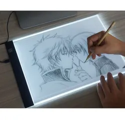 A4/A5 LED Drawing Copying Table Transparent Copying Table Single-brightness Light vs. Three-level Brightness Light