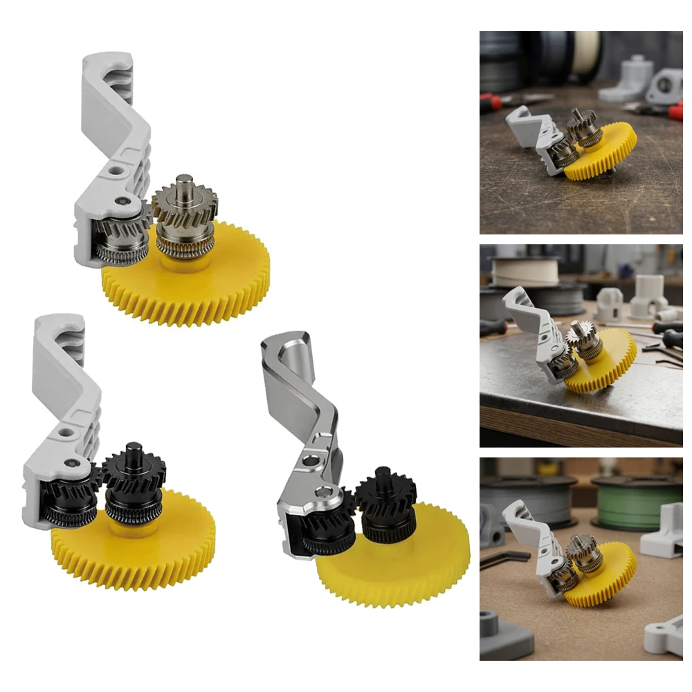 1pc Precisions Extruder Gear Set Hardened Steel Teeth For Snapmaker For U1 Printer Reducing Slippage And Clogs CNC Accessories