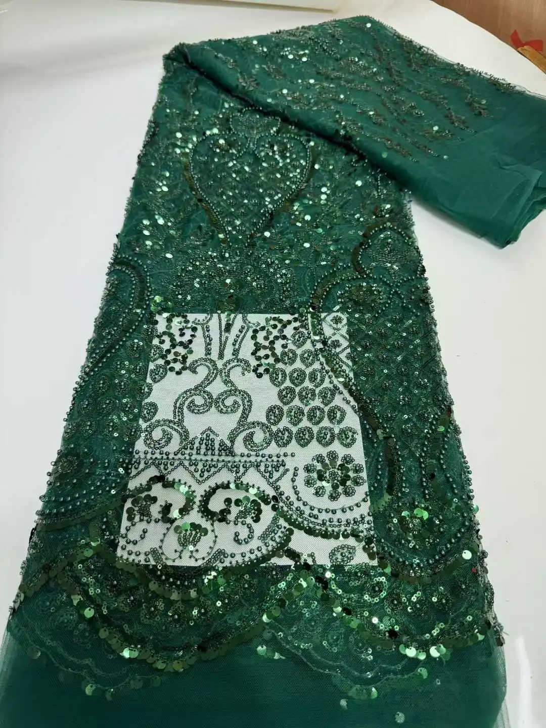 ผ้าลูกไม้ปักลายฝรั่งเศสแบบแอฟริกัน ประดับด้วยลูกปัด ผ้าทูลล์ 3 มิติ ประดับเลื่อม ชุดแต่งงานแบบไนจีเรีย ปี 2025 คุณภาพสูง หรูหรา สำหรับงานปาร์ตี้ ผู้หญิง