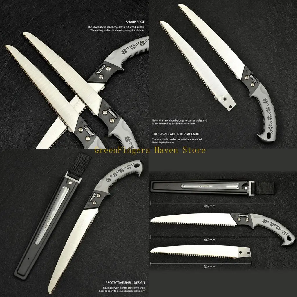 

F68D Heavy Duty SK5 Manganese Steel for Extra Long Blade Hand for Wood Camping Pruning Cutting Woodworking Tool