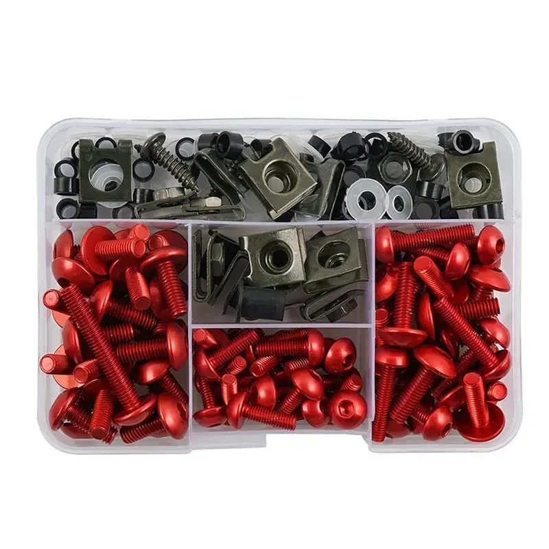 

177PCS M5 M6 Complete Fairing Bolts CNC Screw For Ducati 748 749 750SS 848 900SS 916 996 998 999 1098 1098S 1199 Panigale